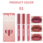 4-color Lip Set Three-piece Liquid Lipstick
