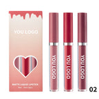 4-color Lip Set Three-piece Liquid Lipstick
