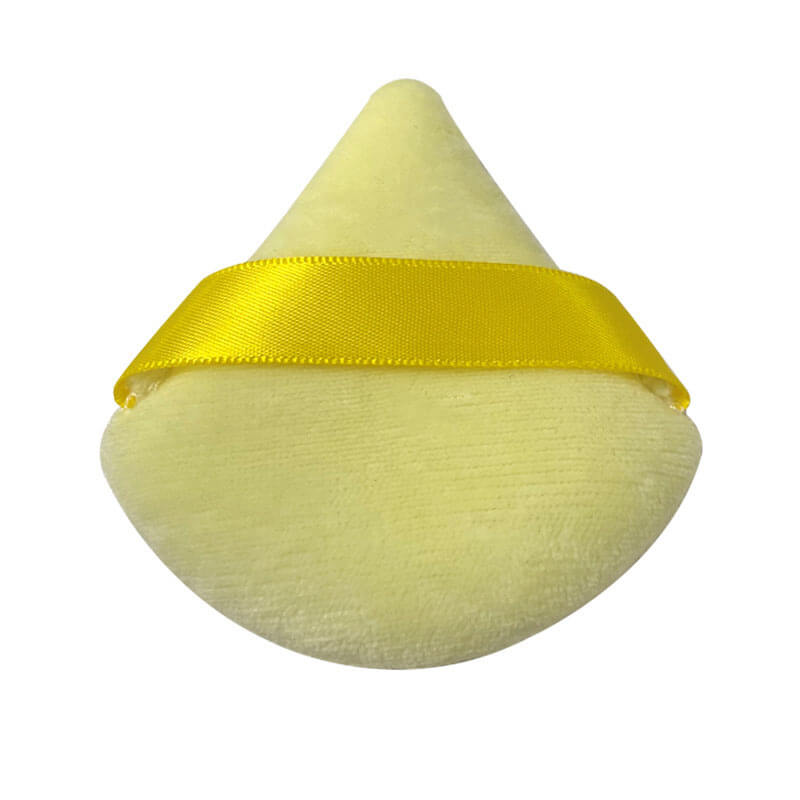 11-color Triangular Flocking Powder Puff 6pcs in box(70*65mm)